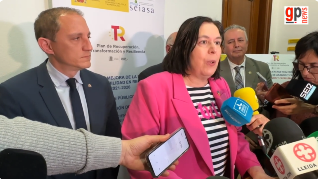Secretaria Estado Agricultura presenta una inversión millonaria en los canales de Lleida