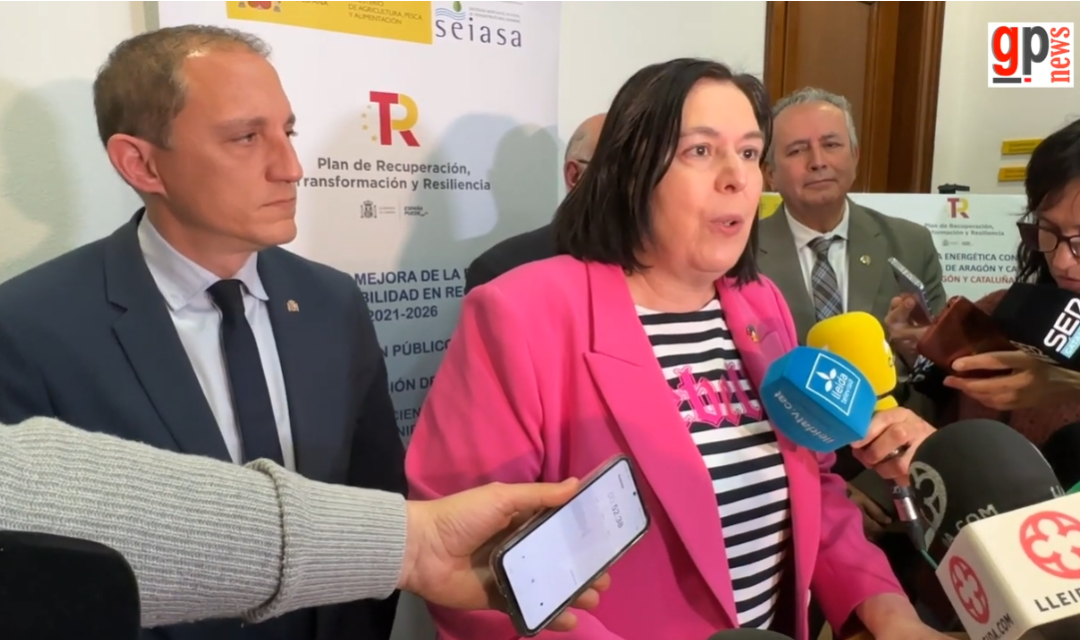Secretaria Estado Agricultura presenta una inversión millonaria en los canales de Lleida