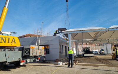 La construcción de las instalaciones permanentes de control aduanero en el Puerto de Santander está llegando a su etapa final.