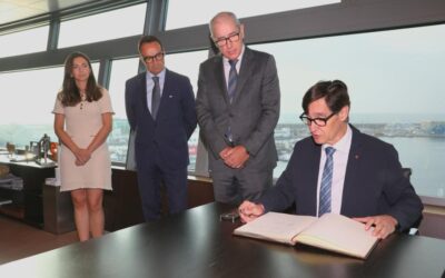 Salvador Illa conoce los proyectos estratégicos del Port de Barcelona y su papel clave como motor económico y polo de atracción internacional